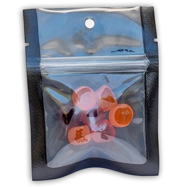 Black Clear l XSmall Amazon Preped Clear/Black 3.5×4.5 – 100 Pack