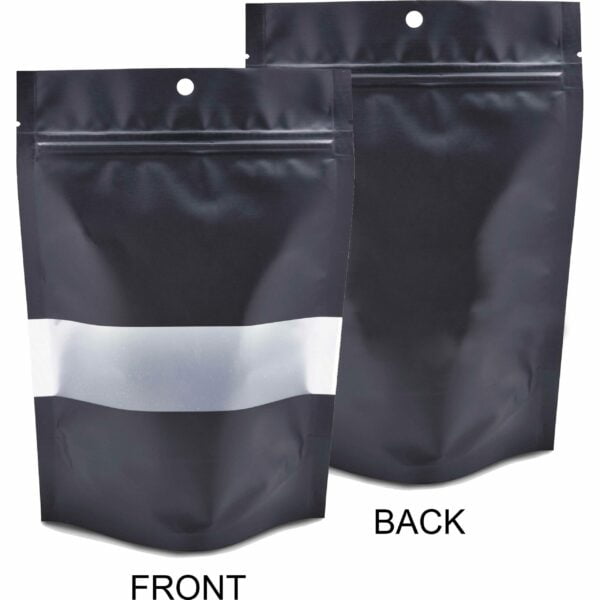 Matte Black with Window 6×9×3 – 100 Pack