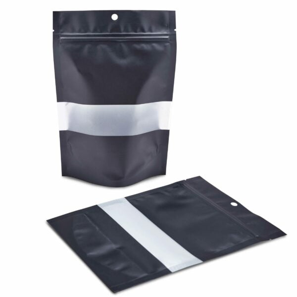 Matte Black with Window 6×9×3 – 100 Pack
