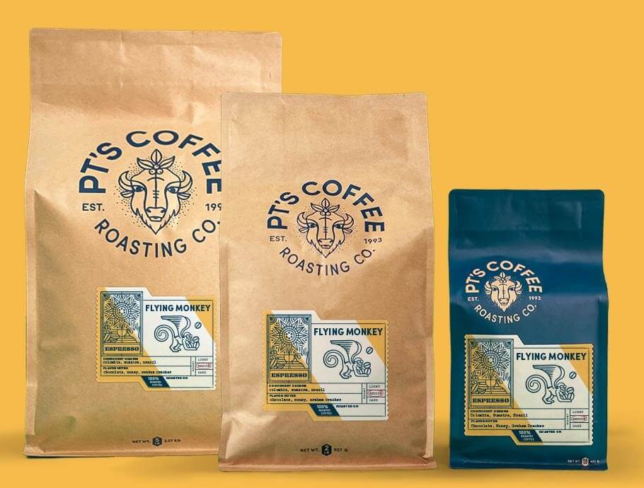 15.PT’s Coffee PT’s Coffee Bags