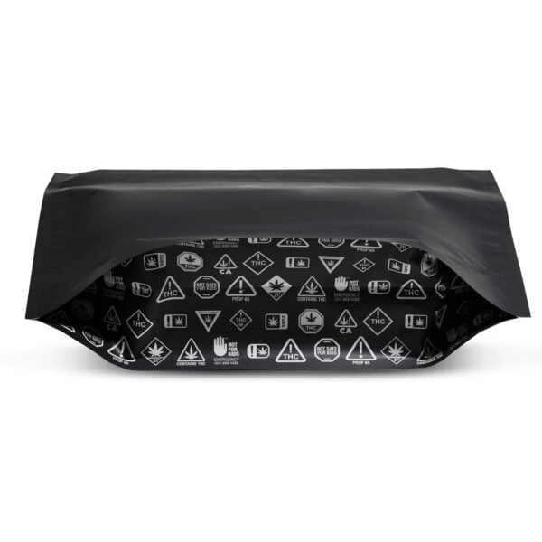 ART8974 Matte Black Child Resistant 12×9×4 (Exit Bag) – 100 Pack
