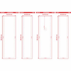 Coffee Bags with Valve 3 1/8x10 1/4x2 3/8 Dieline