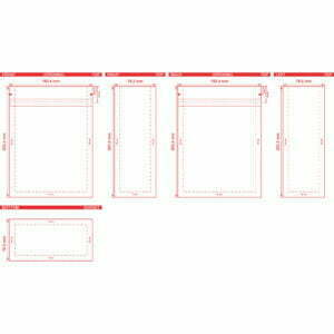 Flat Bottom Pouch With Normal Zipper 6x8x3 Dieline