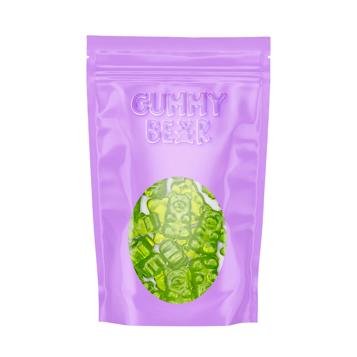 Pouch With Gummy Bears in side Pouch With Gummy Bears in side Gummy Packaging