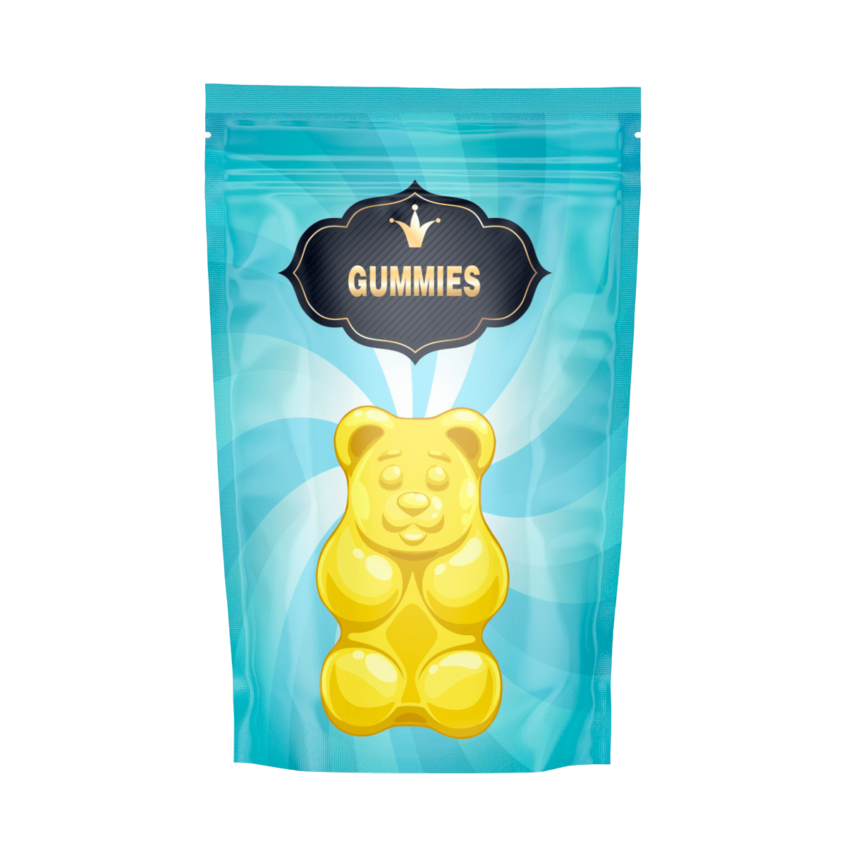 Pouch With Gummy Bears in side2 Gummy Packaging