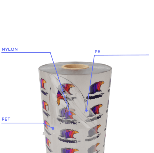 PET-Nylon-PE PET Nylon PE CareClear-XP (KPET/PE)