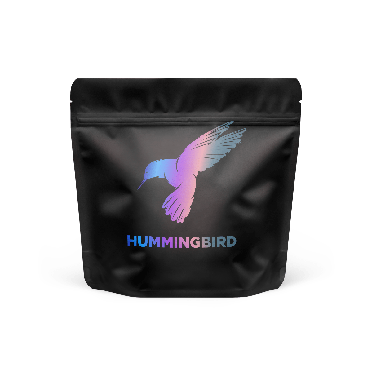 Wide matte-stand up pouch