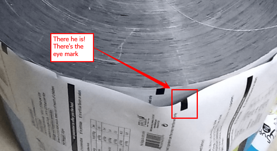 eyemark on a roll eyemark on a roll What is an eye mark