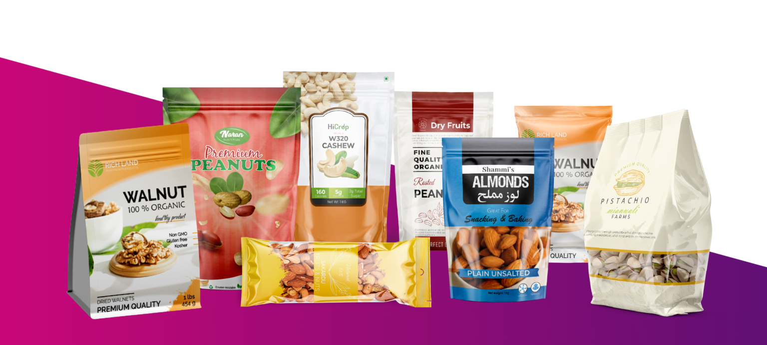 Nuts Packaging Custom Pouch Packaging For Nuts