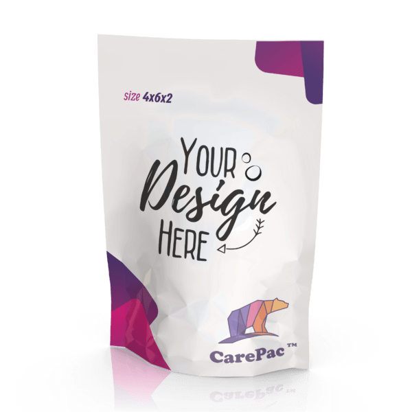4x6x2 digitally printed pouches Custom Printed 4x6x2 - 100 packs