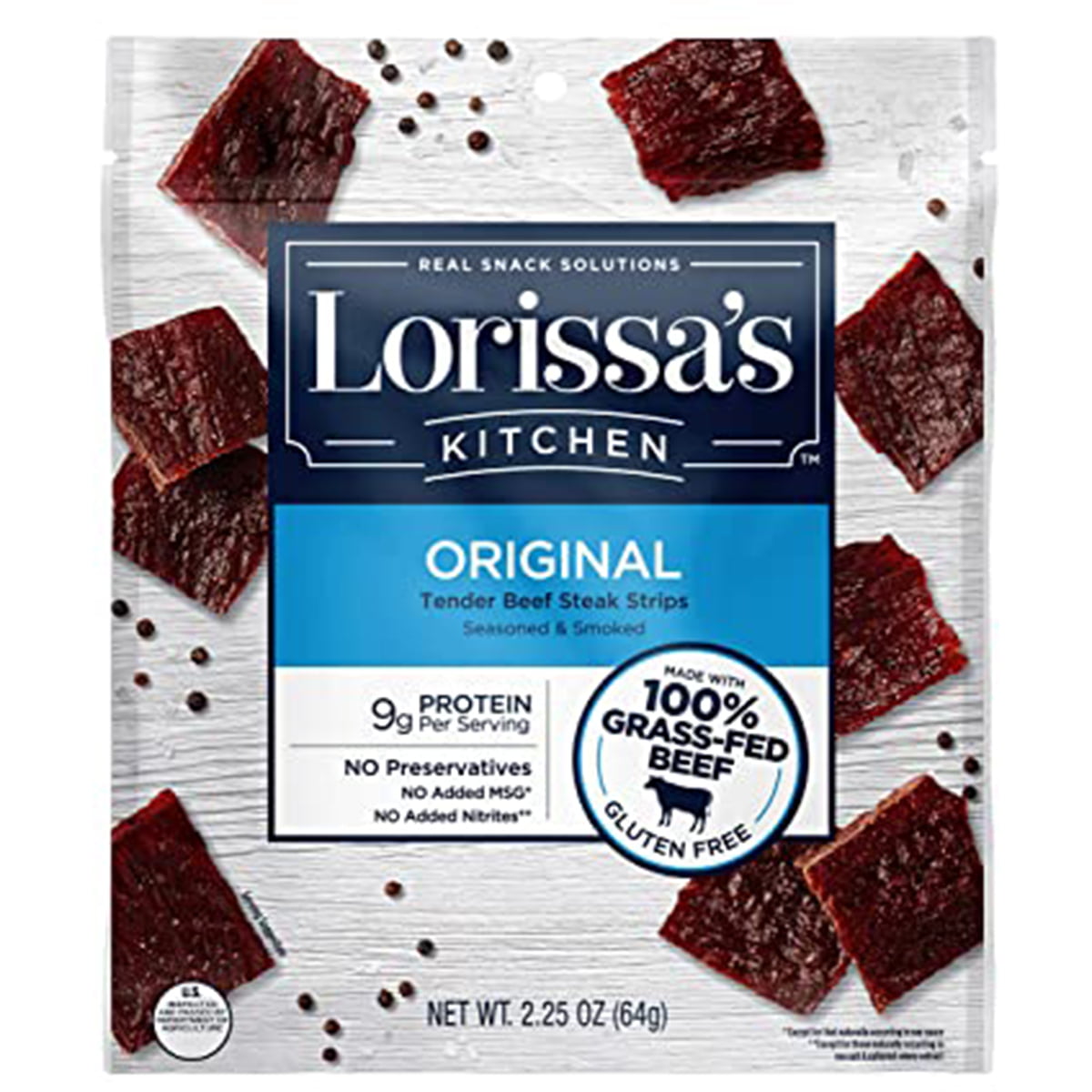 Lorissa’s Kitchen Jerky Packaging