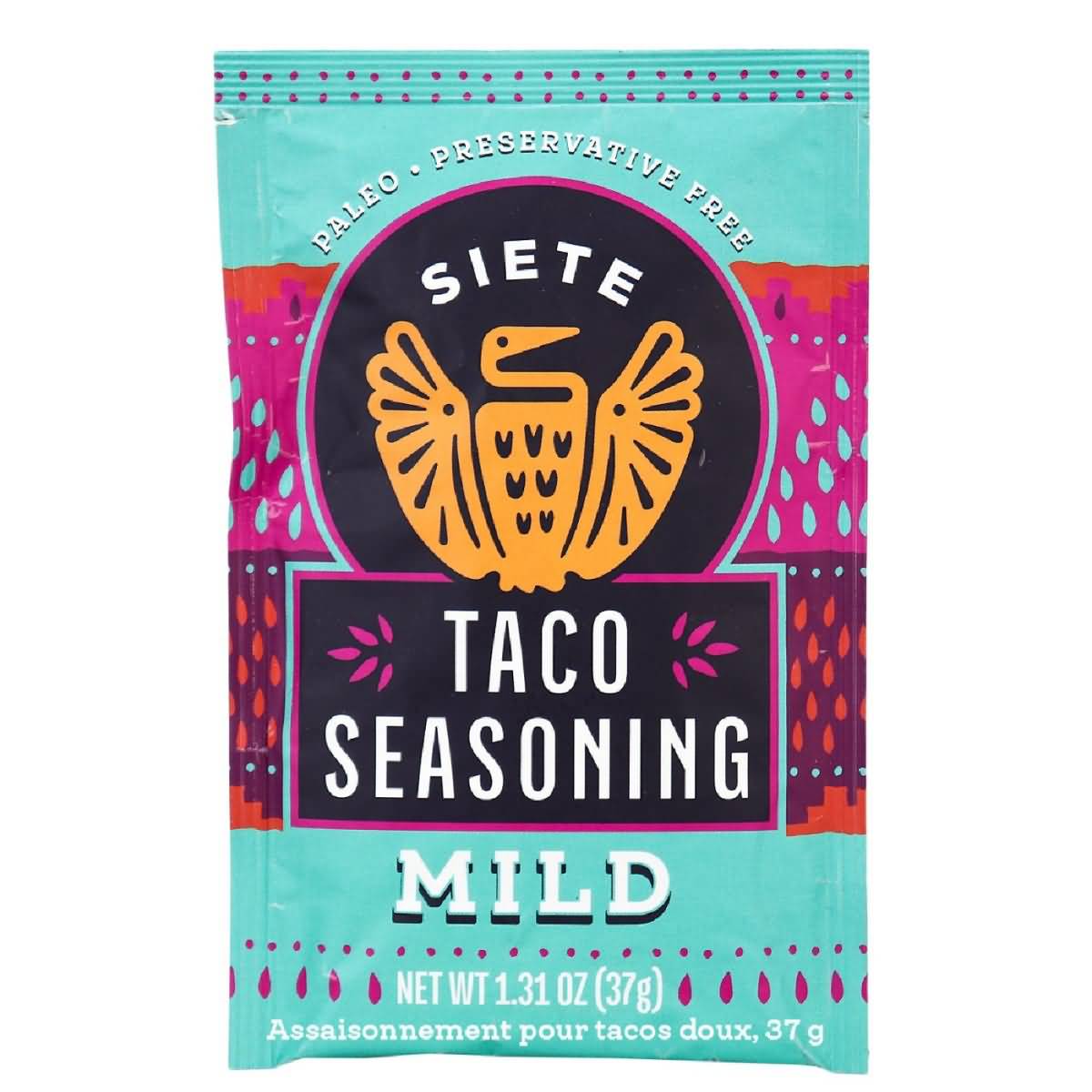 Siete Taco Seasoning Spice Packaging Siete Taco Seasoning Spice Packaging