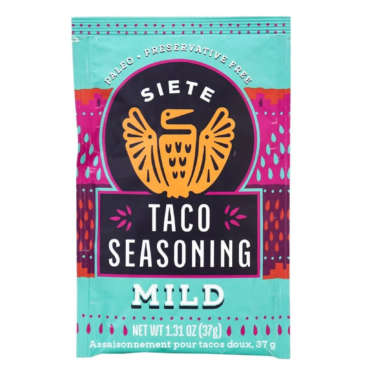 Siete Taco Seasoning Spice Packaging Siete Taco Seasoning Spice Packaging