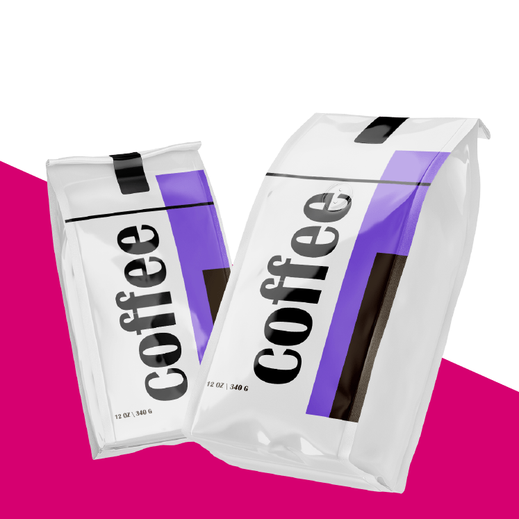 Custom printed quad seal bags 8 seal coffee bag custom quad seal bags Carepac offers including coffee bags fit for your coffee product.
