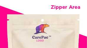 Zipper print-23 Zipper print 23 Graphics in Zipper and Seal Zone Areas