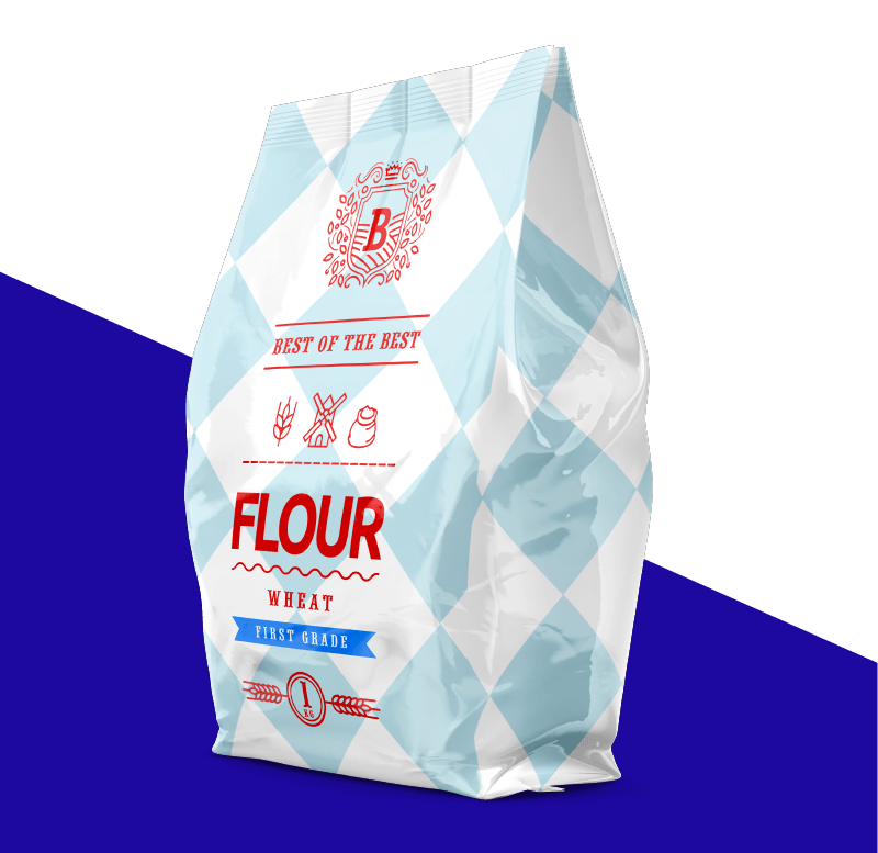 Box Bottom dry food packaging for Baking Mixes dry food packaging box bottom pouch bags perfect for your baking mixing powder, sugar and flour