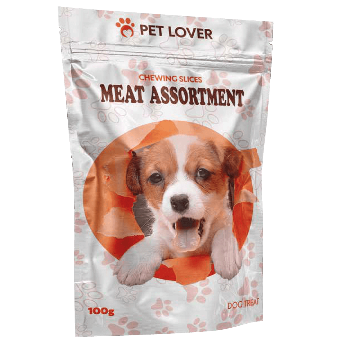 Aluminum Foil Pet Food Packaging Bag Mylar Dog Snack Packaging Bag Stand up Zipper Plastic Bag with Printing