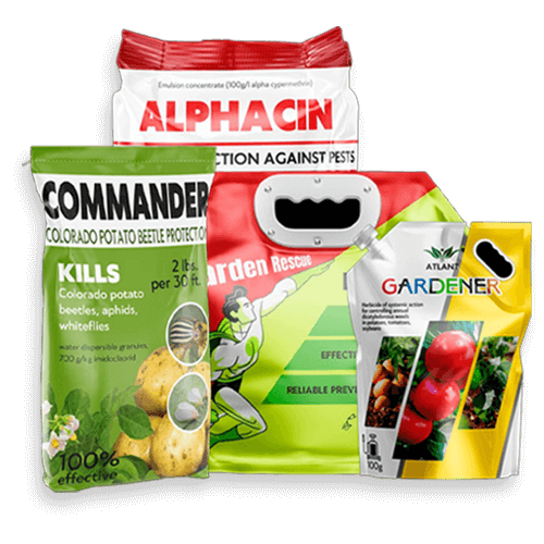 Herbicide Packaging Custom Pesticide Bags