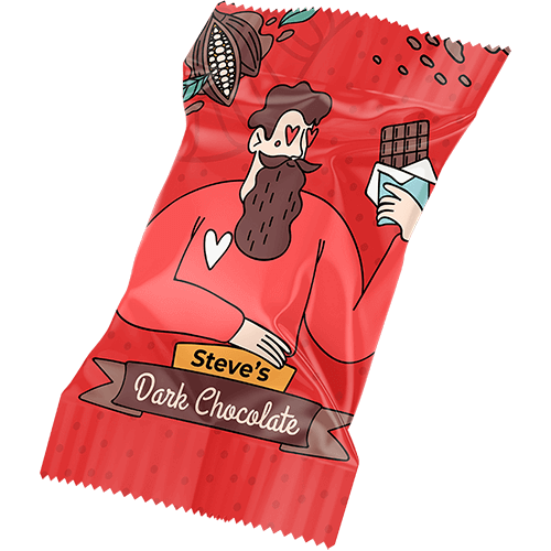 Flexible Packaging for Moist Candies Custom Packaging not only can be printed but help store moisture with candies inside