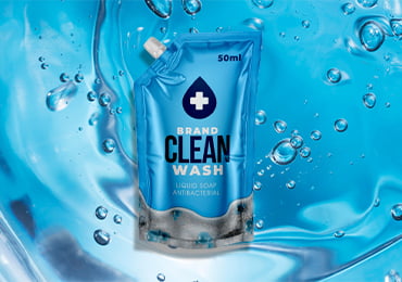 Spout Pouches for dishwashing liquid Sustainable Soap Packaging Soap Clean Liquid Wash Spout Pouch