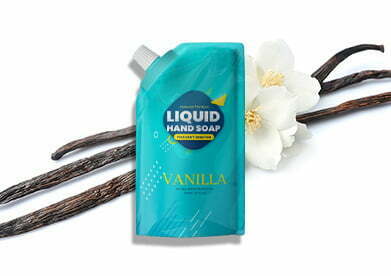 Spout Pouches for hand soup liquid Sustainable Soap Packaging Spout Pouch use hand sanitizing liquid