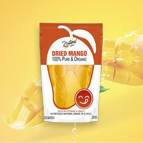 Stand Up Pouch Custom Dried Fruit Packaging Custom Logo Dried Mango Food Packaging Bag Stand up Bag for Dry Fruit Packaging Bag