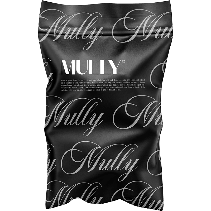 2-Seal Poly Bags Mully Customized Printed Poly Bags Print 2 Seal Sealed Proof Bags Zipper Pouch All Printed