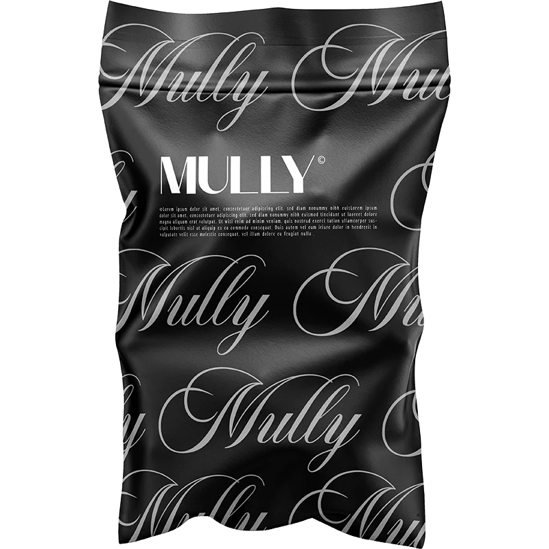 2-Seal Poly Bags Mully Customized Printed Poly Bags Print 2 Seal Sealed Proof Bags Zipper Pouch All Printed