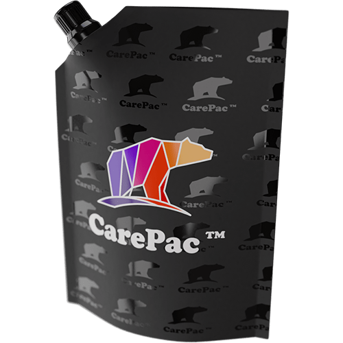 spout pouch bag by carepac Customized Laminated Printed Stand Up Pouch With Spout For Packaging Resealable Pouches Custom Drink Pouch With Spout