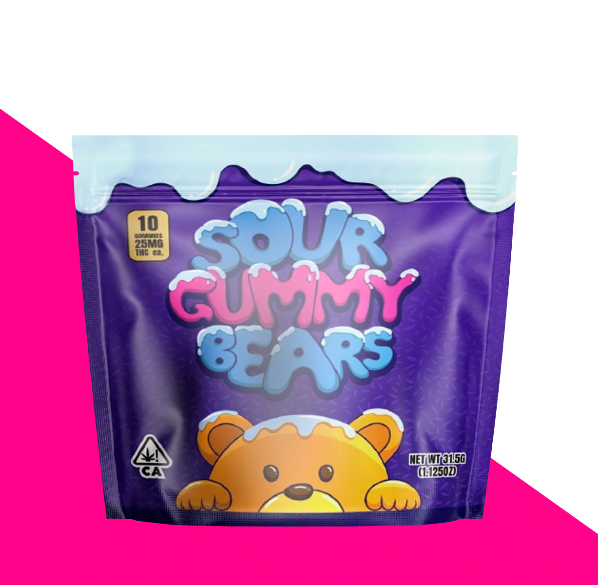 Packaging for Cannabis Edibles: Ensuring Safety and Branding Cannabis edible packaging Stand Up Pouch Ziplock Child Resistant Zipper Bag