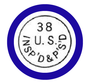Raw Meat USDA Logo Inspect mark on raw beef, pork, lamb and goat