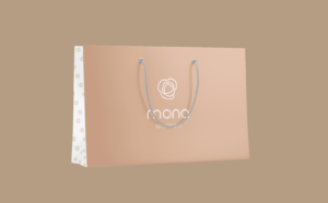 Mona Rope Handle Shopping Bag Paper Shopping Bag Printing Brown Kraft Bag