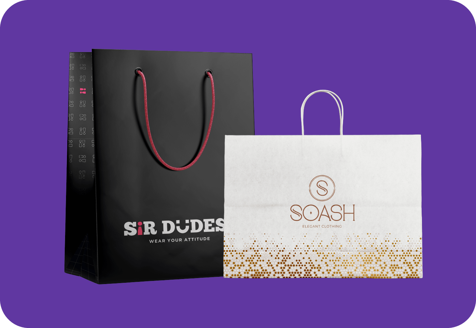 shopping bags printing Customized Small Shopping Logo Clothing Retail Bags Recycled Customize White Paper Bag Rope Handle Shopping Bag