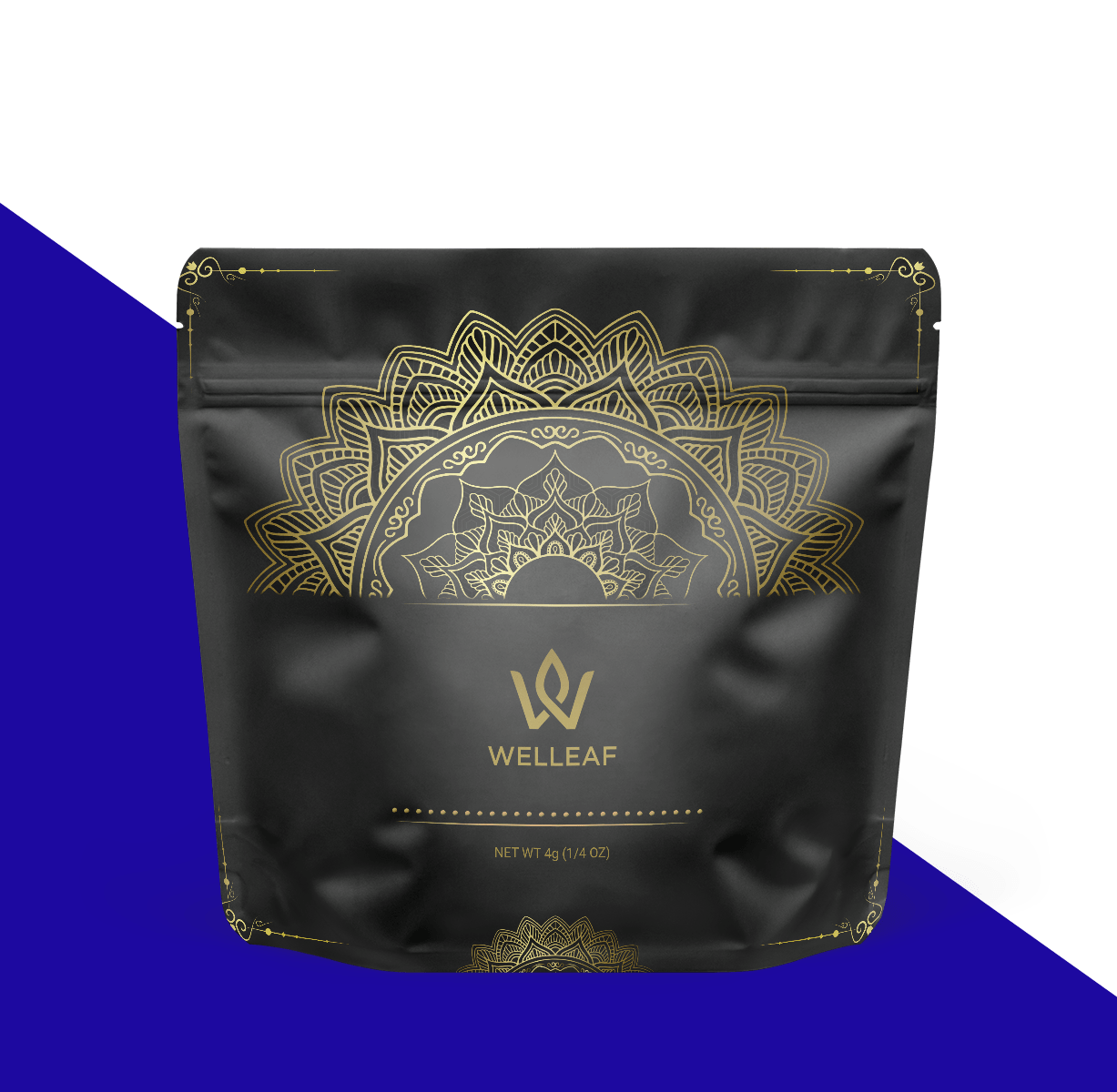 Exit Bag Matte Finish Printed Black Cannabis Packaging Child Resistant Zipper CBD Packaging