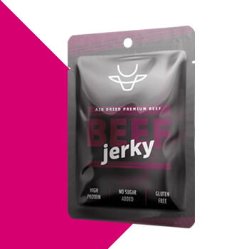 2 Seal Flat Pouches Custom 3 Side Seal Pouch Beef Jerky Bag with Hang Hole