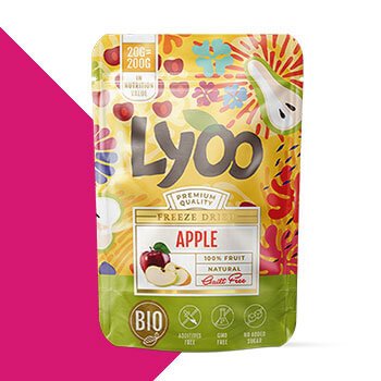 Custom Apple Dried Fruit Packaging Custom Logo Stand Up Pouch Apple Dried Fruit Packaging Doypack with Resealable Zipper