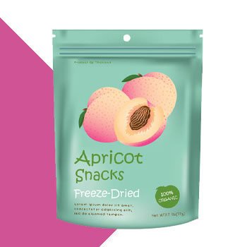 Custom Apricots Dried Fruit Packaging Recyclable Packaging Pouch for Apricots Dried Fruit Logos Flexible Packaging
