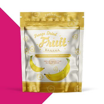 Custom Banana Dried Fruit Packaging Colorful Design Custom Printed Plastic Banana Chips Packaging Food Bag Dried Fruit Food Packaging