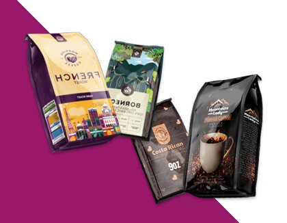 Coffee Packaging Bags Suppliers Custom Printed Coffee Bags and Pouches Box Bottom Coffee Bags, Standup Coffee Pouches