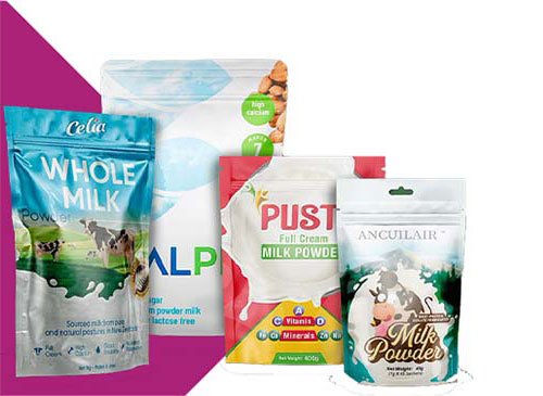 Dairy Powder Family Picture Whole Milk Powder bag design Milk packaging Packing design Whole milk powder