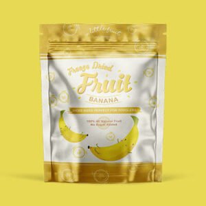 Colorful Design Custom Printed Plastic Banana Chips Packaging Food Bag Dried Fruit Food Packaging