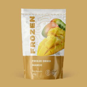 Frozen Dried Mango Packaging Custom Aluminum Foil Moisture Proof Ziplock Plastic Packets Dried Fruit Pouch For Snack Food Dried Mango Packaging Bag