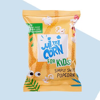 Popcorn Packaging Kettle Corn Pillow Pouch Gourmet Kettle Corn Popcorn Resealable Treat Bag