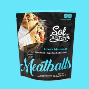 Sol Cuisine Frozen Meatballs Convenient Frozen Foods Packaging Zipper Pouch Stand Up Flexible Packaging