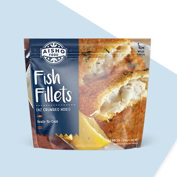 Customized Frozen Fish Fillets Zipper Plastic Stand Up Pouching Packaging Bag