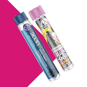 heat shrink sleeves pre roll packaging Custom Printed Pre-Roll Shrink Sleeve Labels for Pre Roll Tubes