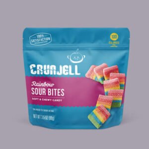 Rainbow Sour Bites Gummies Pouch Gummy Packaging