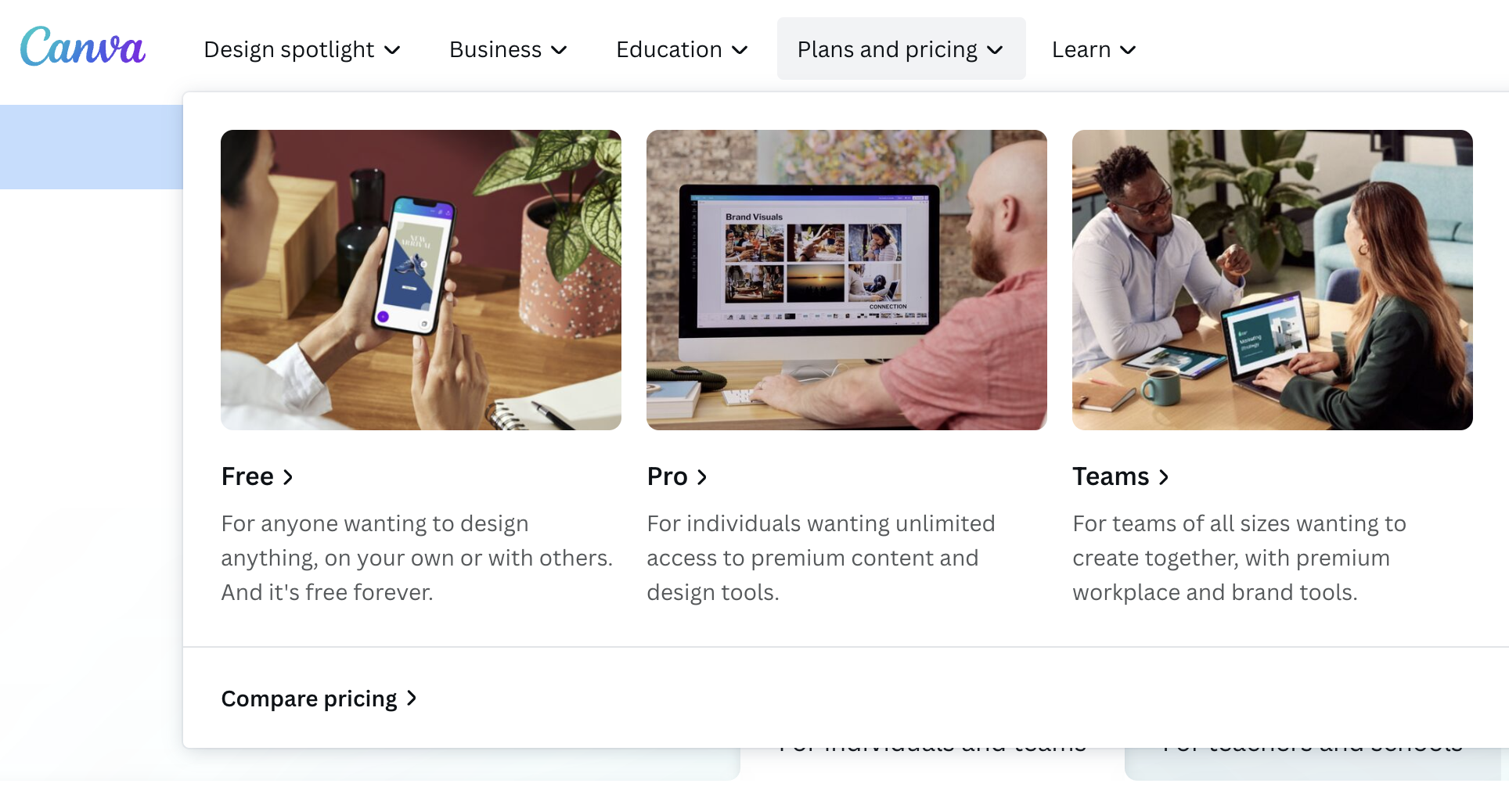Canva free plan Screenshot 2023 03 20 at 4.45.13 PM How to Export Vector Content From Canva