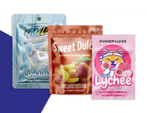 Gummy Packaging Barrier Reusable Snack Food Plastic Packaging Bags Pet PE BOPP High Barrier Doypack Bag Clear Window Zip Lock Candy Gummy Sweets Stand up Pouch