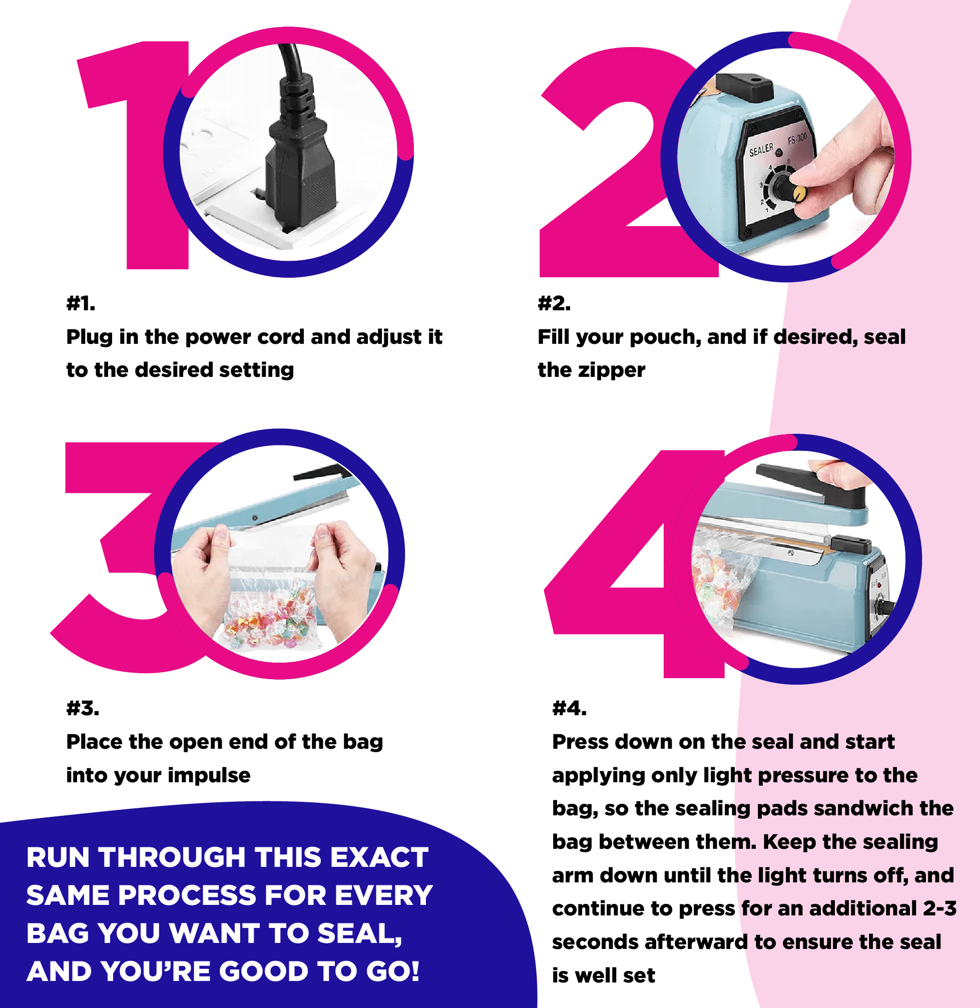 how to use impulse sealer Manual Heat Sealing Packing Machine for Plastic Bag Heat electric sealing machine impulse sealer